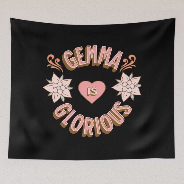 Item preview, Gemma is Glorious - First Names - Birthday Gifts - Alliteration Fans designed and sold by epicthoughts.