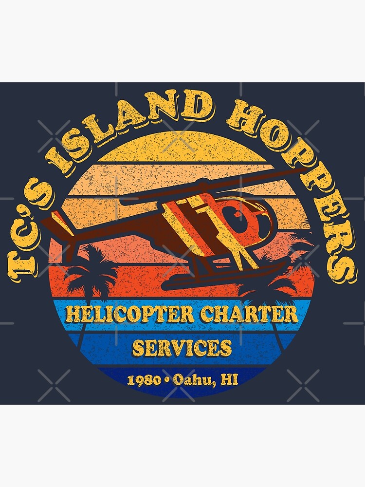 "TC's Island Hoppers Magnum PI Worn" Poster for Sale by alhern67