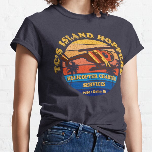 Island Hoppers Magnum PI de TC porté T-shirt classique