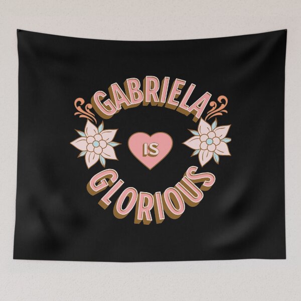 Item preview, Gabriela is Glorious - First Names - Birthday Gifts - Alliteration Fans designed and sold by epicthoughts.