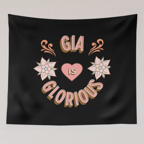 Item preview, Gia is Glorious - First Names - Birthday Gifts - Alliteration Fans designed and sold by epicthoughts.