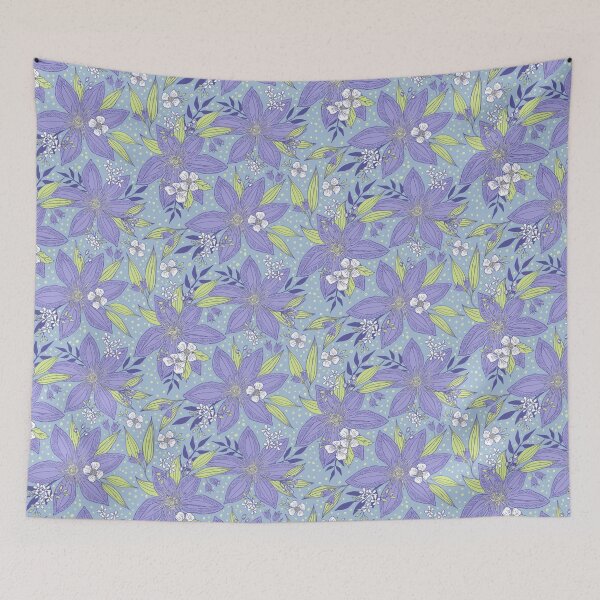 Item preview, Calming Clematis designed and sold by Jacqueline Hurd.