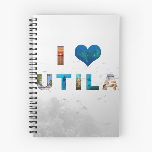 Item preview, I Heart Utila (White/Grey) designed and sold by Caitlin Chock.