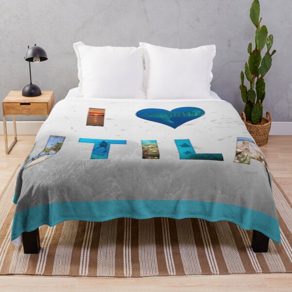 Item preview, I Heart Utila (White/Grey) designed and sold by Caitlin Chock.