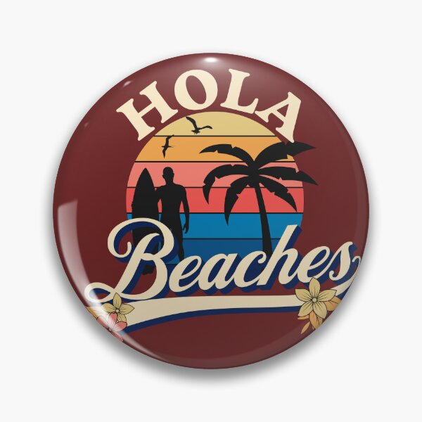 Item preview, Funny Summer, Hola Beaches, Beach, Surf, Sand, Summertime designed and sold by mamahellfire31.