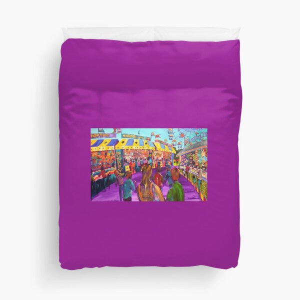 the Monkey Races - Brisbane EKKA - QLD Duvet Cover