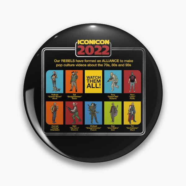 Item preview, Iconicon 2022 by Alex Sanchez designed and sold by RetroBlasting.