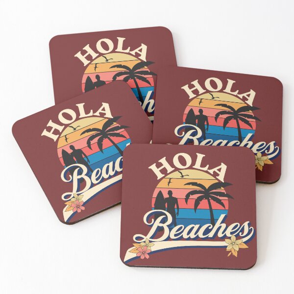 Item preview, Funny Summer, Hola Beaches, Beach, Surf, Sand, Summertime designed and sold by mamahellfire31.