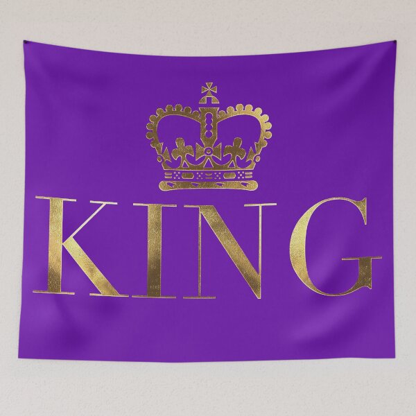 Item preview, King with a Heraldic Crown - Purple designed and sold by johnta17.
