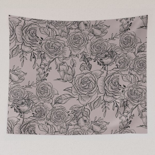 Item preview,  White Over Black White Over Black Abstract Line Art Flower Pattern -Emotional Abstract Flower ArtAbstract Line Art Flower Pattern -Emotional Abstract Flower Art designed and sold by the--best-art.