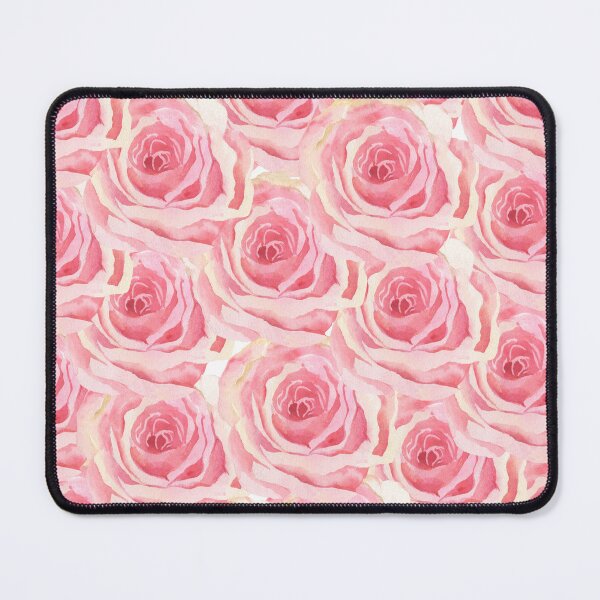 Item preview, Retro Floral Pink - Watercolor Rose Pattern designed and sold by JanviRamani.