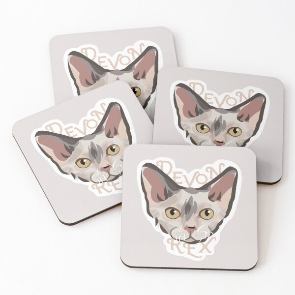 Item preview, Devon Rex cat designed and sold by Atelier Girouette .