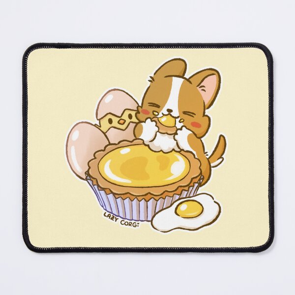 Item preview, Lazy Corgi - Egg Tart (Yellow) designed and sold by LazyCorgiHK.