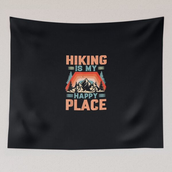 Item preview, Hiking is my happy Place designed and sold by DeannaMarks.