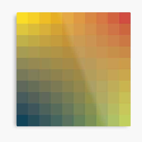 Block Pixelated Metal Prints Redbubble - check backgroundnet robux