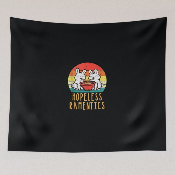 Item preview, Hopeless Ramentics Bunnies Ramen Retro Anime Japanese Noodle designed and sold by DeannaMarks.