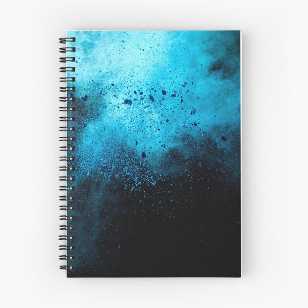 Item preview, Abstract Blue Powder Explosion Art Photography designed and sold by Amovar.