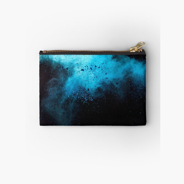 Item preview, Abstract Blue Powder Explosion Art Photography designed and sold by Amovar.