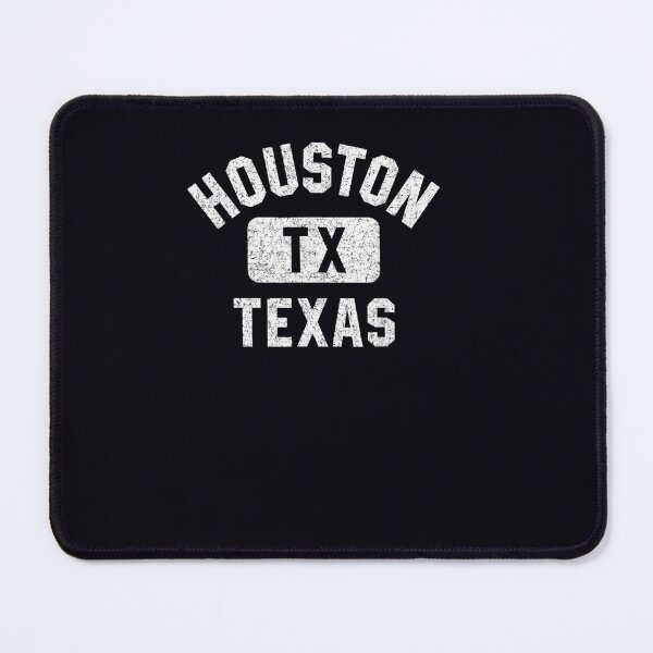 Item preview, Houston TX Texas Gym Style Distressed White Print designed and sold by DeannaMarks.