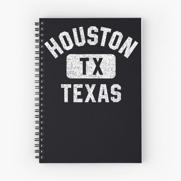 Item preview, Houston TX Texas Gym Style Angustiado Estampado blanco designed and sold by DeannaMarks.
