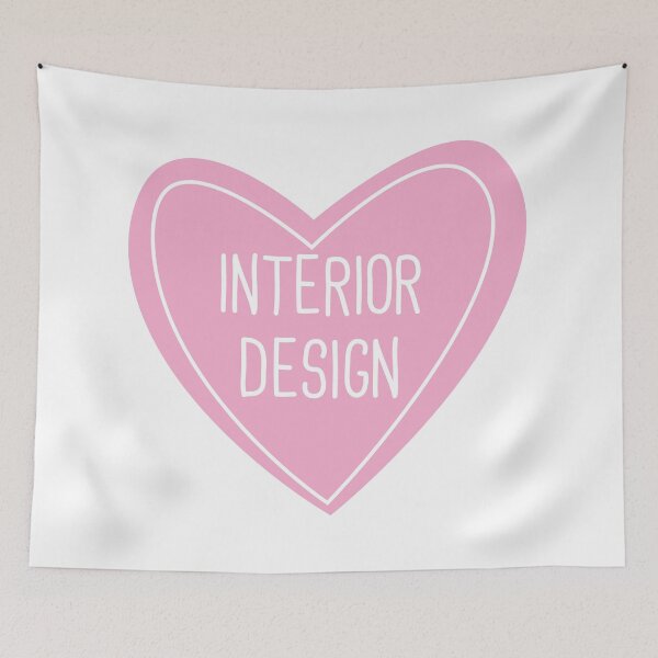 Item preview, Interior Design Heart designed and sold by teesaurus.