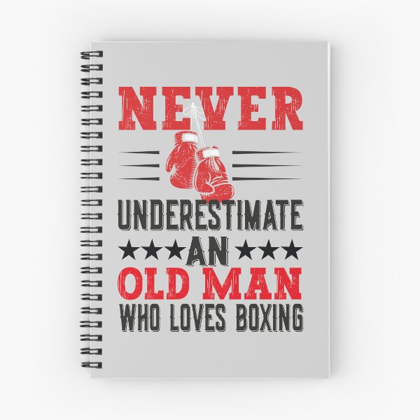 Item preview, never underestimate an old man who loves boxing designed and sold by NewAdventure.