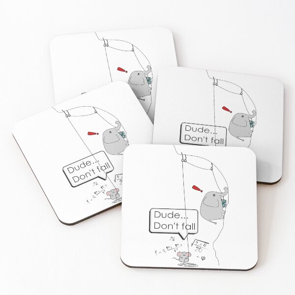 Item preview, Mouse in trouble | Elephant climbing | mouse and elephant designed and sold by designsbyMoiLS.