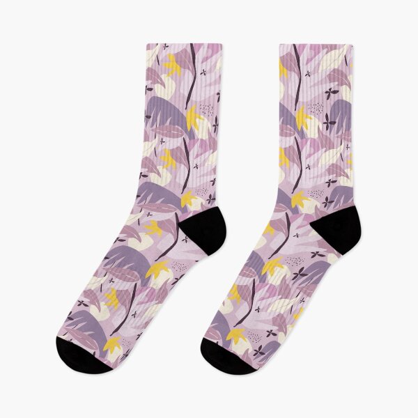 Item preview, Abstract Floral Purple Seamless Pattern designed and sold by OutcastBrain.