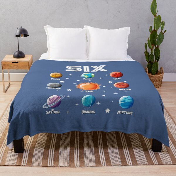 Item preview, Six Planets Space Lovers Astronauts Solar System Galaxy designed and sold by raretshirtsuk.