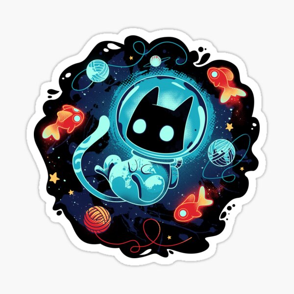 Item preview, Space adventurer - Cat in Space designed and sold by Snouleaf.