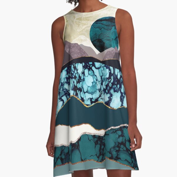 Desert Lake A-Line Dress