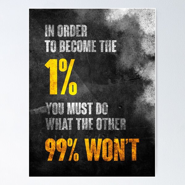 Item preview, 1% Entrepreneur Quote Hustle Entrepreneurship Saying designed and sold by SuccessHunters.