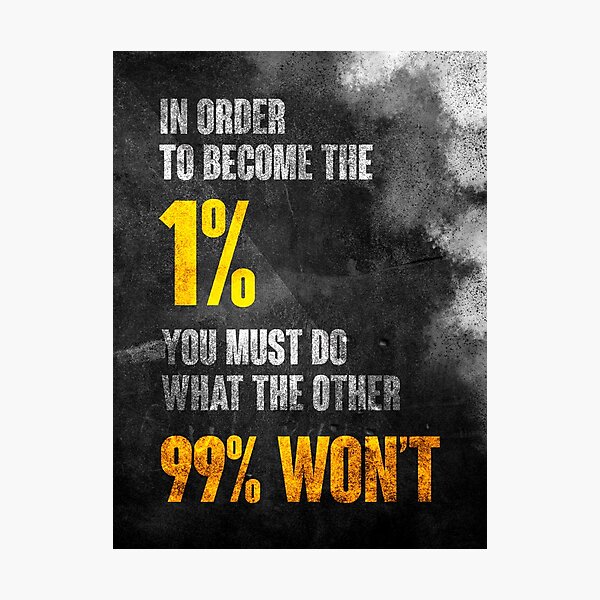 Item preview, 1% Entrepreneur Quote Hustle Entrepreneurship Saying designed and sold by SuccessHunters.