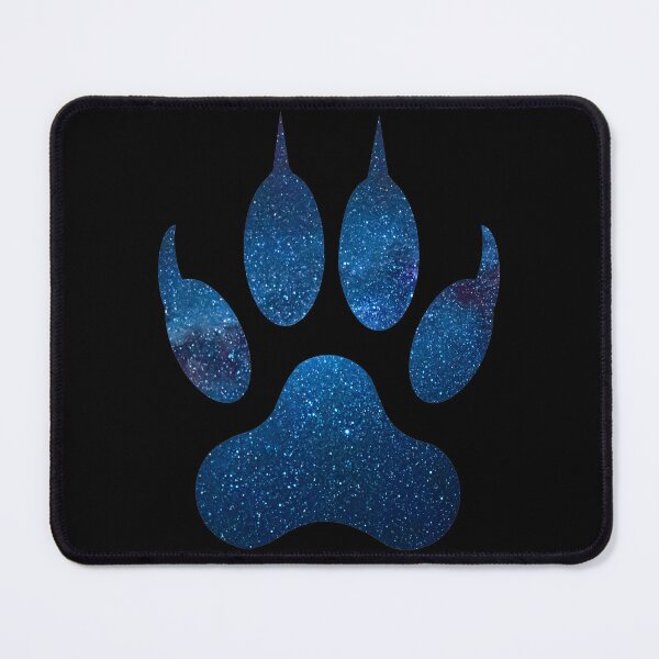 Item preview, Wolf Paw Deep Blue Galaxy designed and sold by MMwolfdogden.