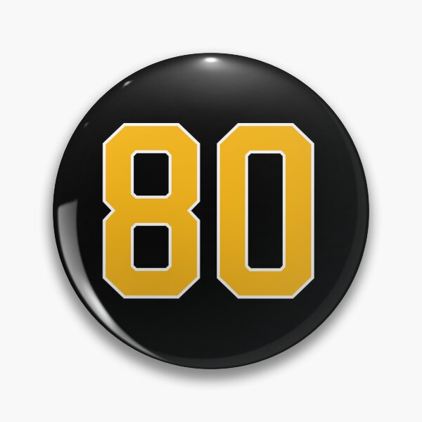 Item preview, Yellow Number 80 lucky sports jersey eighty designed and sold by HeavyStyle.