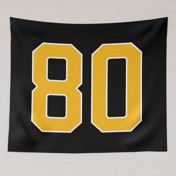 Item preview, Yellow Number 80 lucky sports jersey eighty designed and sold by HeavyStyle.