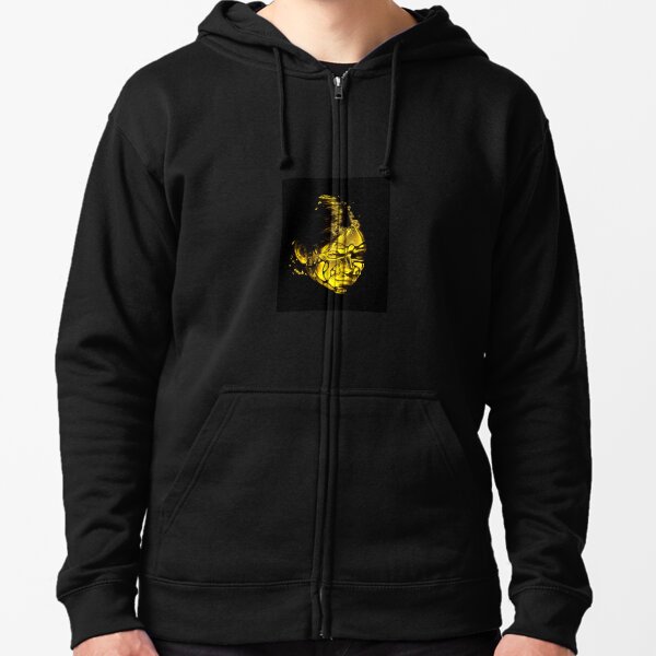 The "Self-Portrait" of Golden Trebuchet Zipped Hoodie