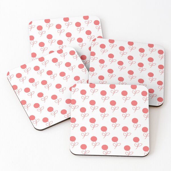 Item preview, Cute Salmon Color Floral Pattern designed and sold by Nisha Prabhu.