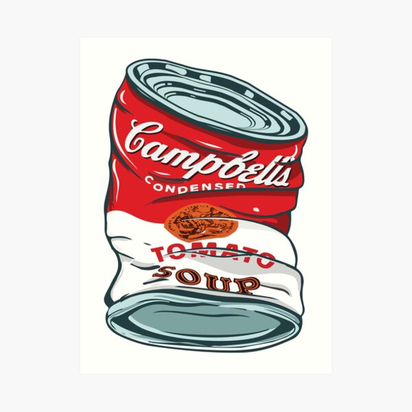 Campbells Soup Can Bag 60s Pop Art Andy Warhol RARE Tote Bag Beach Bag  Vintage