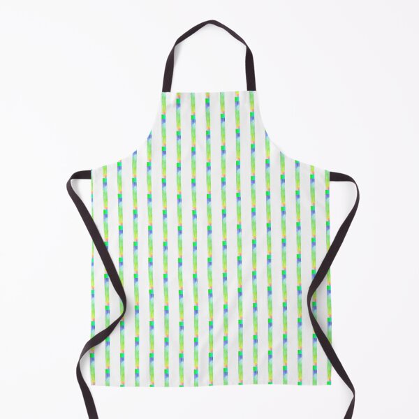 Item preview, White and rainbow vertical striped | colored pencils drawing stripes designed and sold by lausn.