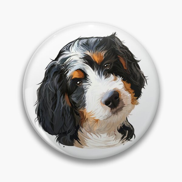 Item preview, Bernedoodle, Aussiedoodle, sheepadoodle designed and sold by PawsoMania.