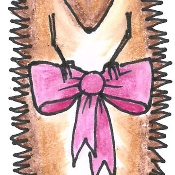 Artwork thumbnail, Ilse Hedgehog with her bow / Hettie Hedgehog and her Bow by Sascha Kläger