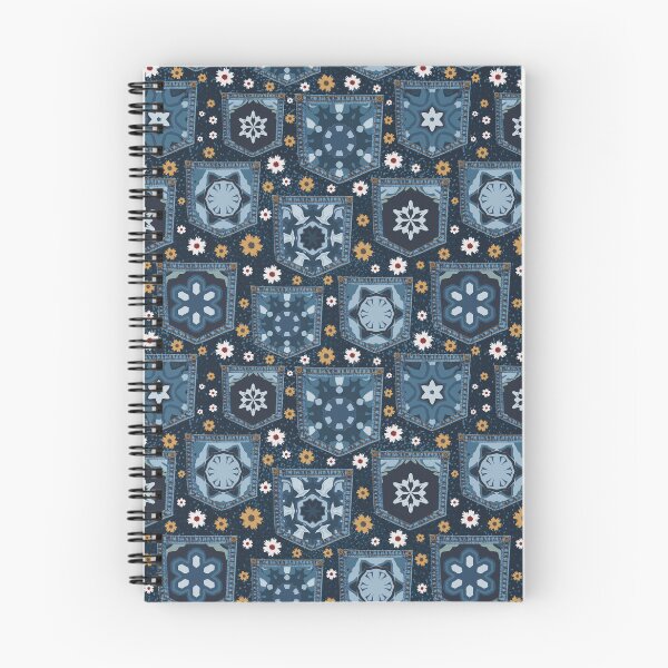 Item preview, Floral Patchwork Pockets Pattern designed and sold by prirajdesigns.