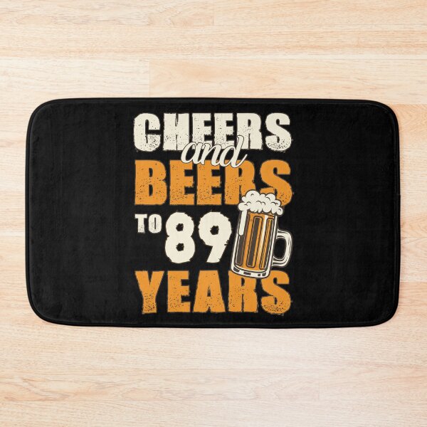Item preview, Cheers and Beers to 89 years, funny birthday gift designed and sold by HeavyStyle.