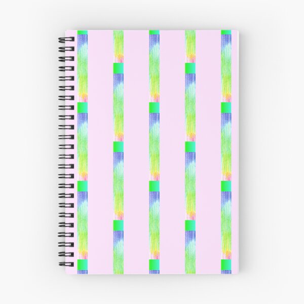 Item preview, pink and rainbow vertical striped | colored pencils drawing pattern designed and sold by lausn.