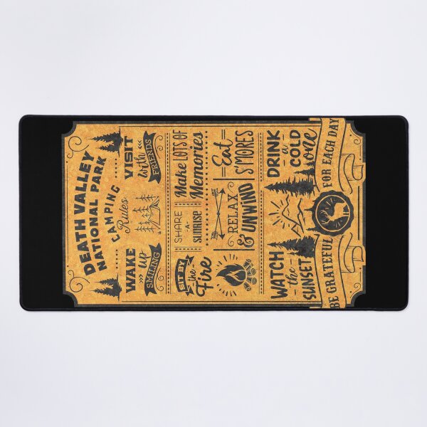 Item preview, Death Valley National Park Camping Rules designed and sold by JordanHolmes.