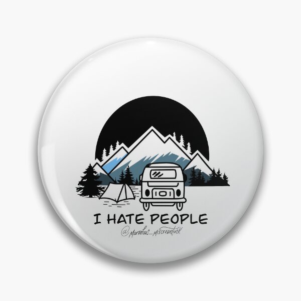 Item preview, I Hate People designed and sold by MiscreantInk.