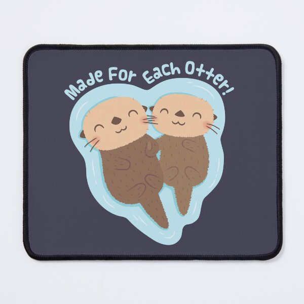Item preview, Cute Sea Otters Holding Hands, Made For Each Otter designed and sold by rustydoodle.