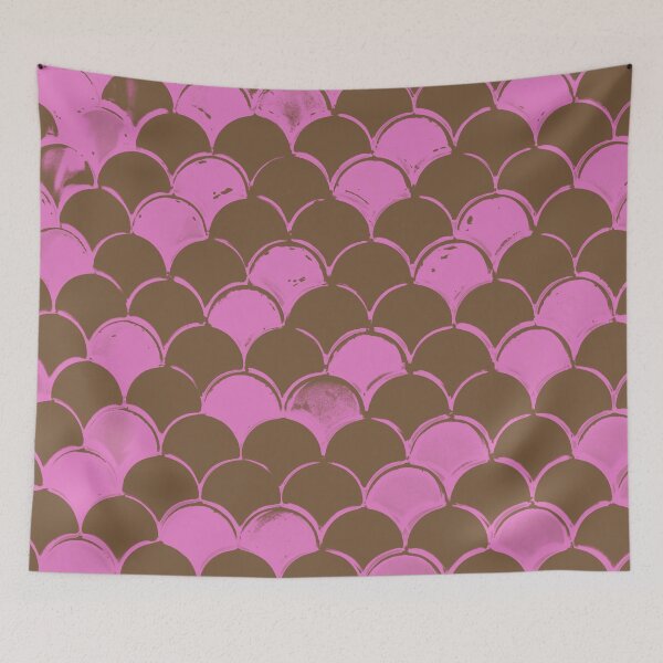 Item preview, Dusty pink brown geometric pattern designed and sold by fowons.