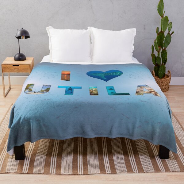 Item preview, I Heart Utila (Blue) designed and sold by Caitlin Chock.